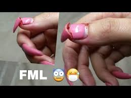 You may be able to find the same content in another format, or redip your nails for five mins, then gently push again. I Ripped My Acrylic Nail Off Pain Worst Painful Ever I Passed Out Youtube