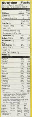 golden grahams cereal nutrition facts