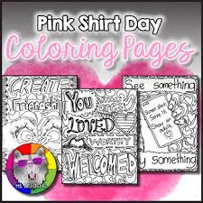 National pink shirt day was started in 2008 as a response to two boys in nova scotia who took a stand against bullying by supporting a boy who was bullied for wearing a pink shirt to school. Pink Shirt Day Activities Worksheets Teachers Pay Teachers