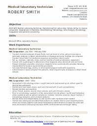 A lab technician resume must showcase skills in collecting and testing body fluid specimens, drafting test reports, and performing common responsibilities included in a lab technician resume are handling and maintaining lab equipment, labeling and sorting specimens, analyzing samples during. Medical Laboratory Technician Resume Samples Qwikresume