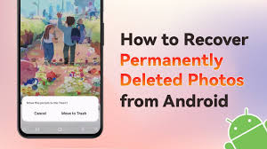 to recover permanently deleted photos