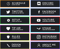 Сreate your own twitch banners online ⏩ crello twitch panel maker free design your profile in few clicks! 100 Free Twitch Panel Template Updated Twitch Overlay Template Twitch Streaming Setup Twitch Instagram Design