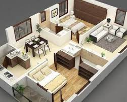 3bhk Flat Floor Plan Designs Service
