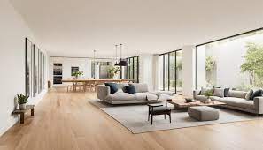 wood floors in sunken living rooms a