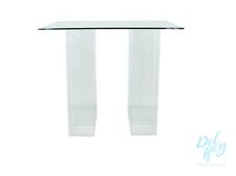 Translucent Glass Top Cocktail Table