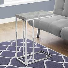 Chrome Metal Accent Table