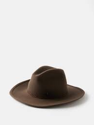 brown austin wool felt cowboy hat