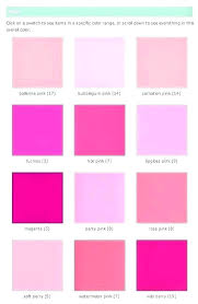 Pink Paint Chart Jaywilson Me
