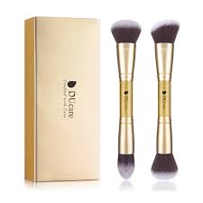 2 in1 ducare dual end makeup brushes set