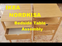 ikea nordkisa sidetable assembly you