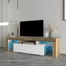 Eer 63 00 In White Walnet Tv Stand