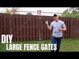 Diy Large Fence Gates How To Build A