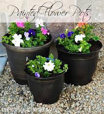 Painted Flower Pots Meatloaf And