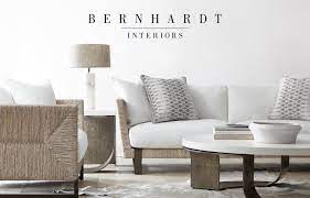 Their furniture exudes sophistication and modernized finishes, all embodied within sleek modernized neutral tones and elegant upholstery. Bernhardt Interiors Bernhardt
