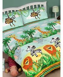 Jungle Tastic Double Duvet Cover And