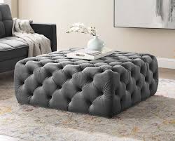 Totally Tufted Square Ottoman Coffee Table
