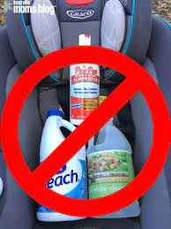 cleaning vomit out of a car seat