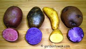Image result for red white and blue potatoes