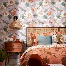 30 bedroom wallpaper ideas to make a