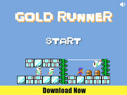 gold runner clic on the app