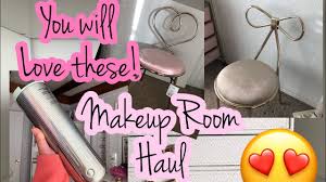 makeup room decor haul and more you