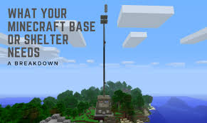 10 things every minecraft base or