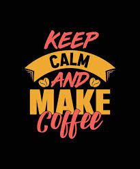 make coffee typography t shirt design