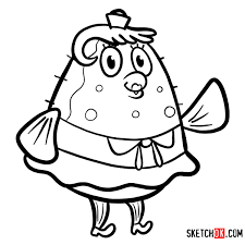 How to Draw Mrs. Puff: Sketching SpongeBob's Teacher