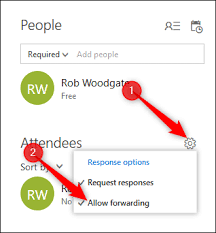 a meeting request in outlook