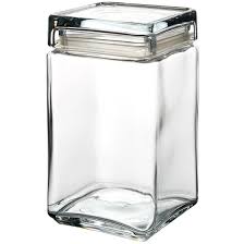 Glass Biscuit Jar With Airtight Seal 1