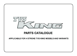 tvs king parts catalogue pdfcoffee com