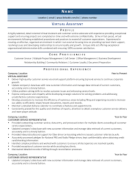 Resume examples resume examples for 200+ job titles. Virtual Assistant Resume Example Template For 2021 Zipjob
