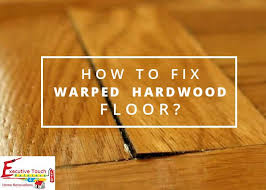 how to fix warped hardwood floor