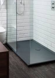 Shower liner and concrete shower base. 18 Shower Trays Ideas Shower Tray Shower Mandarin Stone