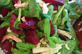 Roasted Beet Fennel And Walnut Salad gambar png