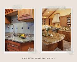 Brown Granite Kitchen Cabinets
