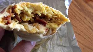 cheese breakfast burrito