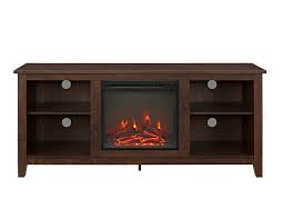 Open Storage Fireplace Tv Stand