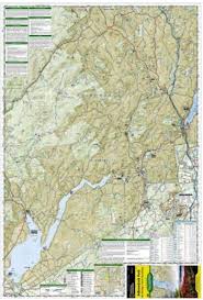 National Geographic Adirondack Park Lake George Great Sacandaga Topographic Map Adirondack Mountain Outfitters