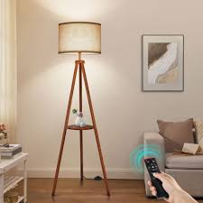 outon 63 wood tripod floor l with