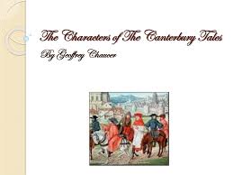 the canterbury tales characters powerpoint