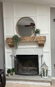 Rustic Reclaimed Fireplace Mantel