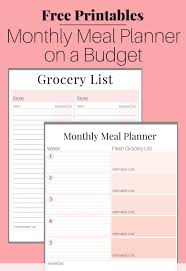 Free Printable Meal Planning On A Budget Toolkit