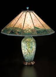 Lindsay Art Glass Table Lamp