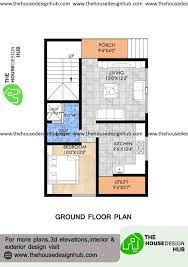 34 Ft 1 Bhk House Plan North Facing