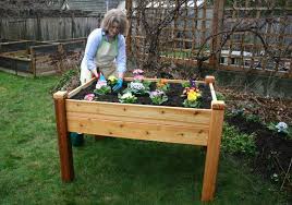 Olt Elevated Cedar Garden Bed 4 X3