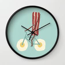 Sunny Ride Wall Clock By Teo Zirinis