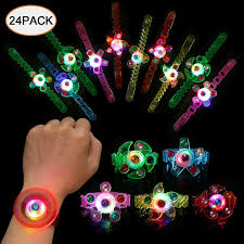 Light Up Bracelet Glow In The Dark Party Favors For Kids 24pk Wristband Led Neon Ebay