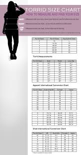 Torrid Plus Size Clothing For Women Chart Sizes Plus