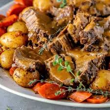 eye of round pot roast slow cooker or